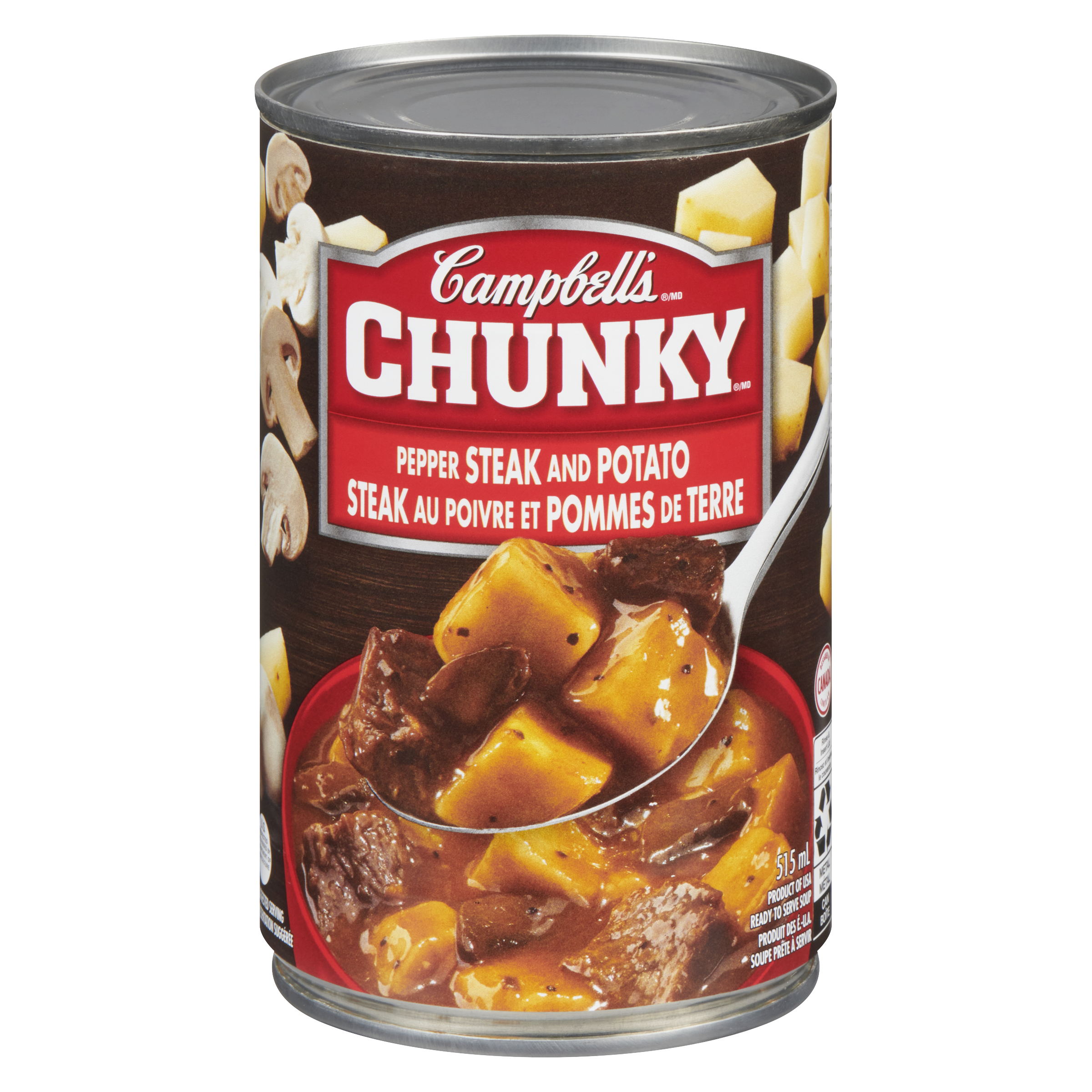 CAMP CHUNKY PEPPER STEAK/POTAT